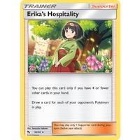 Erika's Hospitality 56/68 SM Hidden Fates Rare Trainer Pokemon Card NEAR MINT TCG