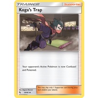 Koga's Trap 59/68 SM Hidden Fates Uncommon Trainer Pokemon Card NEAR MINT TCG