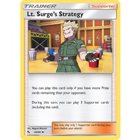 Lt. Surge's Strategy 60/68 SM Hidden Fates Uncommon Trainer Pokemon Card NEAR MINT TCG