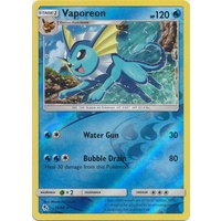 Vaporeon 18/68 SM Hidden Fates Reverse Holo Rare Pokemon Card NEAR MINT TCG