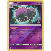 Weezing 29/68 SM Hidden Fates Reverse Holo Rare Pokemon Card NEAR MINT TCG
