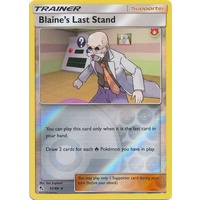 Blaine's Last Stand 52/68 SM Hidden Fates Reverse Holo Rare Trainer Pokemon Card NEAR MINT TCG