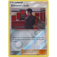 Giovanni's Exile 57/68 SM Hidden Fates Reverse Holo Uncommon Trainer Pokemon Card NEAR MINT TCG