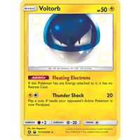 Voltorb SV13/SV94 SM Hidden Fates Holo Shiny Rare Pokemon Card NEAR MINT TCG