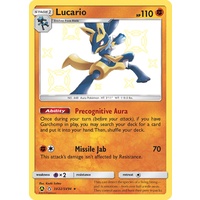 Lucario SV22/SV94 SM Hidden Fates Holo Shiny Rare Pokemon Card NEAR MINT TCG