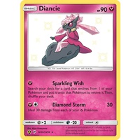 Diancie SV36/SV94 SM Hidden Fates Holo Shiny Rare Pokemon Card NEAR MINT TCG