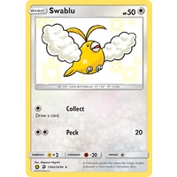 Swablu SV42/SV94 SM Hidden Fates Holo Shiny Rare Pokemon Card NEAR MINT TCG