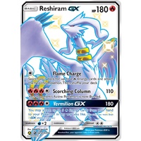Reshiram GX SV51/SV94 SM Hidden Fates Holo Full Art Shiny Ultra Rare Pokemon Card NEAR MINT TCG