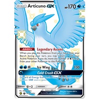 Articuno GX SV54/SV94 SM Hidden Fates Holo Full Art Shiny Ultra Rare Pokemon Card NEAR MINT TCG