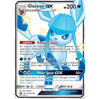Glaceon GX SV55/SV94 SM Hidden Fates Holo Full Art Shiny Ultra Rare Pokemon Card NEAR MINT TCG