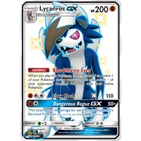Lycanroc GX SV66/SV94 SM Hidden Fates Holo Full Art Shiny Ultra Rare Pokemon Card NEAR MINT TCG