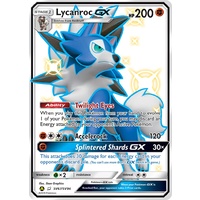 Lycanroc GX SV67/SV94 SM Hidden Fates Holo Full Art Shiny Ultra Rare Pokemon Card NEAR MINT TCG