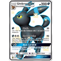 Umbreon GX SV69/SV94 SM Hidden Fates Holo Full Art Shiny Ultra Rare Pokemon Card NEAR MINT TCG