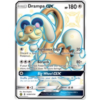Drampa GX SV80/SV94 SM Hidden Fates Holo Full Art Shiny Ultra Rare Pokemon Card NEAR MINT TCG