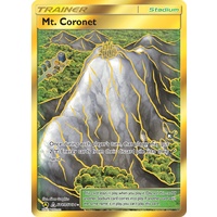 Mt. Coronet SV89/SV94 SM Hidden Fates Holo Full Art Shiny Secret Rare Pokemon Card NEAR MINT TCG