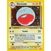 Electrode 2/64 Jungle Set 1st Edition Holo Rare Pokemon Card NEAR MINT TCG