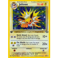Jolteon 4/64 Jungle Set 1st Edition Holo Rare Pokemon Card NEAR MINT TCG
