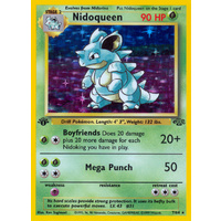 Nidoqueen 7/64 Jungle Set 1st Edition Holo Rare Pokemon Card NEAR MINT TCG