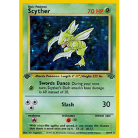 Scyther 10/64 Jungle Set 1st Edition Holo Rare Pokemon Card NEAR MINT TCG