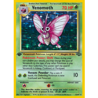 Venomoth 13/64 Jungle Set 1st Edition Holo Rare Pokemon Card NEAR MINT TCG