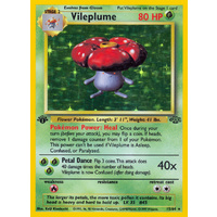 Vileplume 15/64 Jungle Set 1st Edition Holo Rare Pokemon Card NEAR MINT TCG