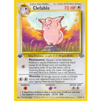Clefable 17/64 Jungle Set 1st Edition Rare Pokemon Card NEAR MINT TCG