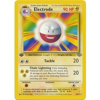 Electrode 18/64 MISPRINT Jungle Set 1st Edition Rare Pokemon Card NEAR MINT TCG