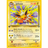 Jolteon 20/64 Jungle Set 1st Edition Rare Pokemon Card NEAR MINT TCG