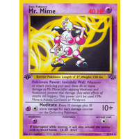 Mr. Mime 22/64 Jungle Set 1st Edition Rare Pokemon Card NEAR MINT TCG