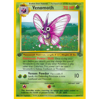 Venomoth 29/64 Jungle Set 1st Edition Rare Pokemon Card NEAR MINT TCG