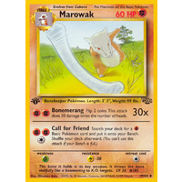 Marowak 39/64 Jungle Set 1st Edition Uncommon Pokemon Card NEAR MINT TCG