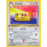 Persian 42/64 Jungle Set 1st Edition Uncommon Pokemon Card NEAR MINT TCG