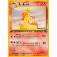 Rapidash 44/64 Jungle Set 1st Edition Uncommon Pokemon Card NEAR MINT TCG