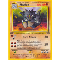 Rhydon 45/64 Jungle Set 1st Edition Uncommon Pokemon Card NEAR MINT TCG