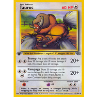 Tauros 47/64 Jungle Set 1st Edition Uncommon Pokemon Card NEAR MINT TCG