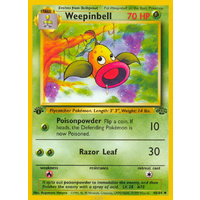 Weepinbell 48/64 Jungle Set 1st Edition Uncommon Pokemon Card NEAR MINT TCG