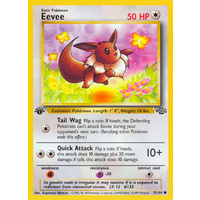 Eevee 51/64 Jungle Set 1st Edition Common Pokemon Card NEAR MINT TCG