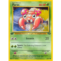 Paras 59/64 Jungle Set 1st Edition Common Pokemon Card NEAR MINT TCG