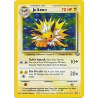 LIGHTLY PLAYED Jolteon 4/64 Jungle Set Unlimited Holo Rare Pokemon Card TCG