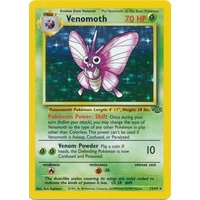 Venomoth 13/64 Jungle Set Unlimited Holo Rare Pokemon Card NEAR MINT TCG