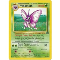 Venomoth 29/64 Jungle Set Unlimited Rare Pokemon Card NEAR MINT TCG