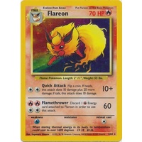 Flareon 3/64 Jungle Set No Set Symbol Misprint Unlimited Holo Rare Pokemon Card NEAR MINT TCG