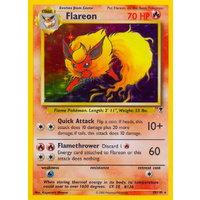 Flareon 10/110 Legendary Collection Holo Rare Pokemon Card NEAR MINT TCG