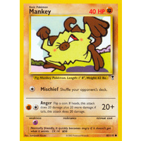 Mankey 81/110 Legendary Collection Common Pokemon Card NEAR MINT TCG