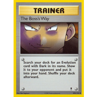 The Boss's Way 105/110 Legendary Collection Uncommon Trainer Pokemon Card NEAR MINT TCG