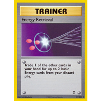 Energy Retrieval 107/110 Legendary Collection Uncommon Trainer Pokemon Card NEAR MINT TCG