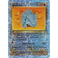 Rhyhorn 90/110 Legendary Collection Reverse Holo Common Pokemon Card NEAR MINT TCG