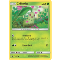 Chikorita 5/214 SM Lost Thunder Common Pokemon Card NEAR MINT TCG