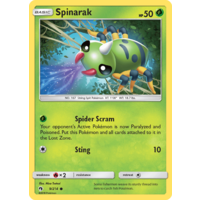 Spinarak 9/214 SM Lost Thunder Common Pokemon Card NEAR MINT TCG