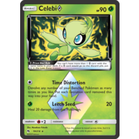 Celebi Prism Star 19/214 SM Lost Thunder Holo Rare Pokemon Card NEAR MINT TCG